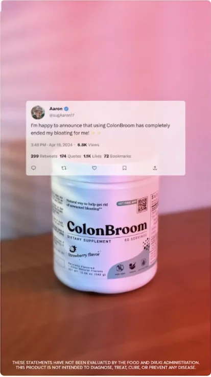 Testimonial ad template