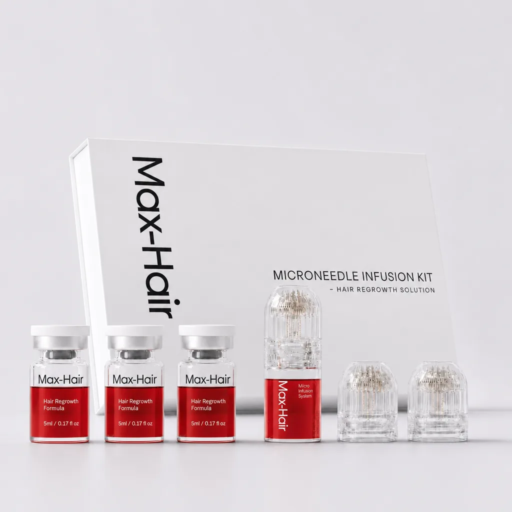 My product kit: the same format in red, the only real change between the two ads