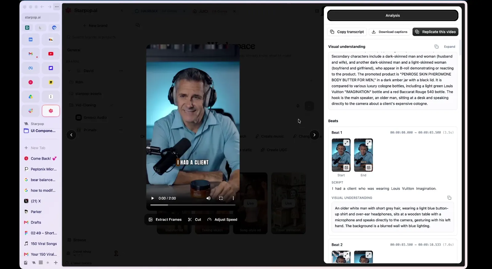 A library of handpicked high-performing AI ads with the breakdown already done